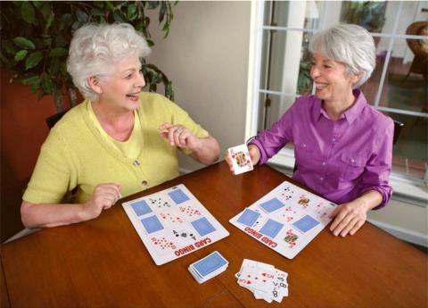 Image of friends playing bingo