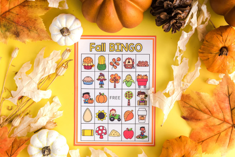 Image of fall bingo