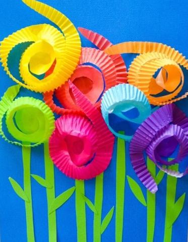 Image of cupcake flower