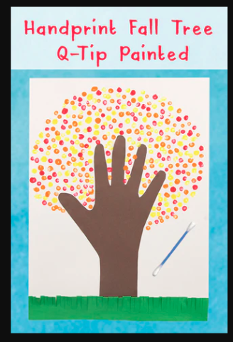 Image of handprint tree
