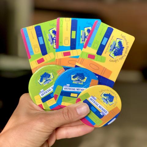 Image of library cards