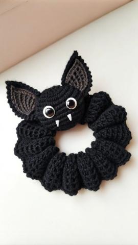Image of bat scrunchie
