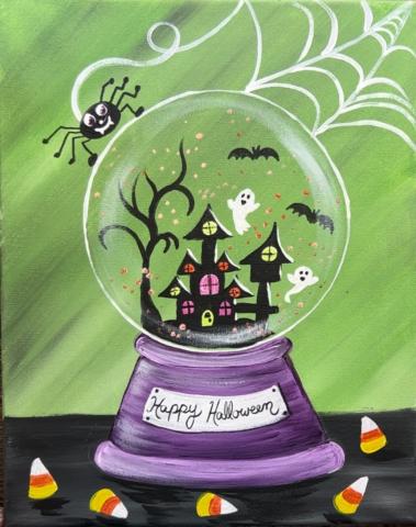 Image of Halloween painting 