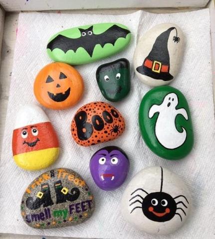 Image of painted rocks