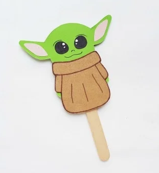 Image of Baby Yoda bookmark