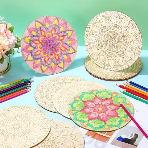Image of wooden mandala