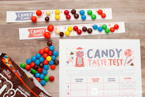 Image of candy taste test