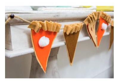 Image of pie garland
