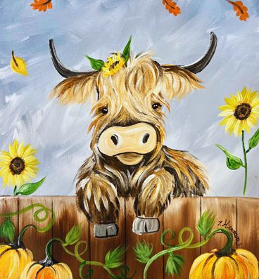 Image of cow painting