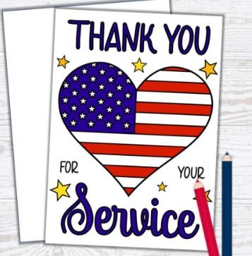 Image of Veterans Day card
