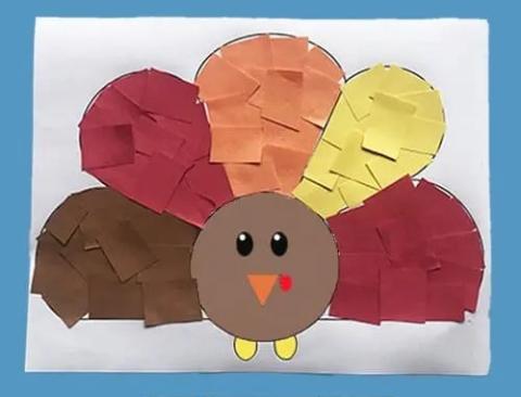 Image of turkey craft