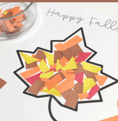 Image of leaf craft