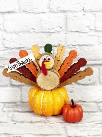 Image of clothespin turkey
