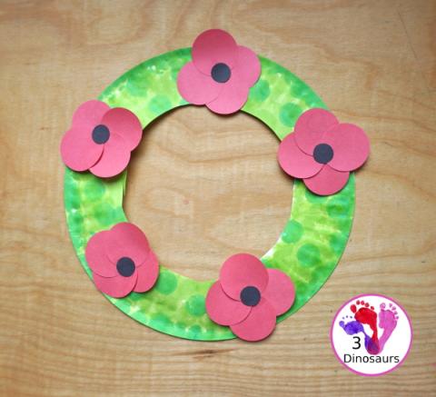 Image of poppy wreath