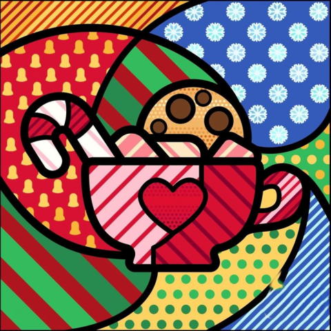 Image of Christmas pop art