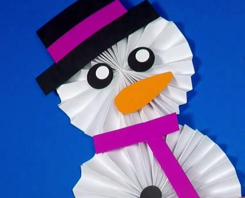 Image of crinkle snowman