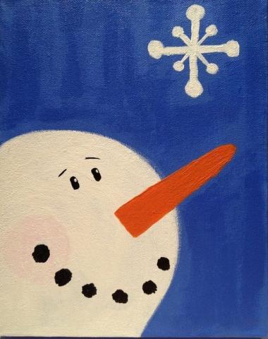 Image of snowman painting