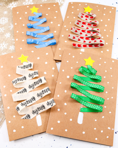Image of ribbon tree card