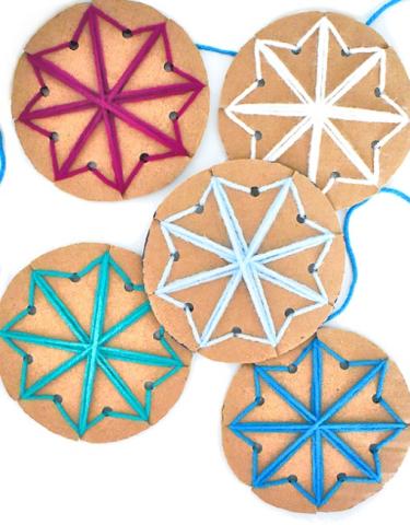 Image of lacing snowflake