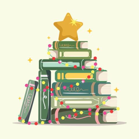 Image of holiday books