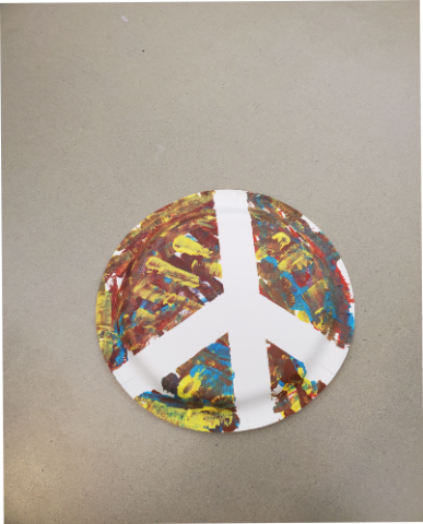 Image of peace sign craft
