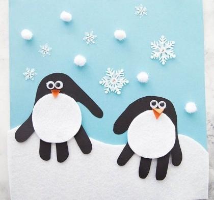 Image of penguin art