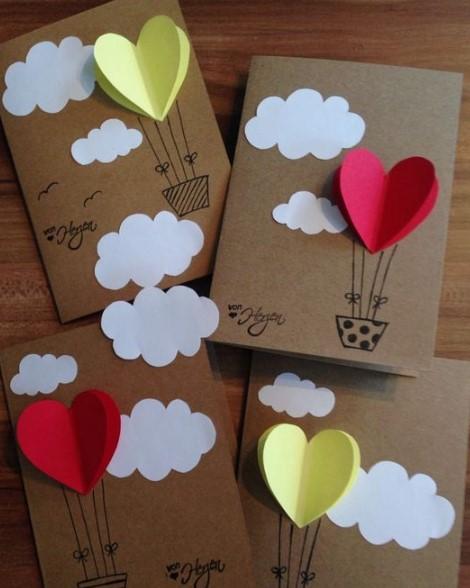 Image of 3-D Valentine card