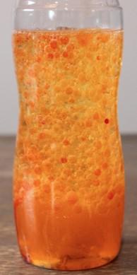 Image of lava lamp made from bottle