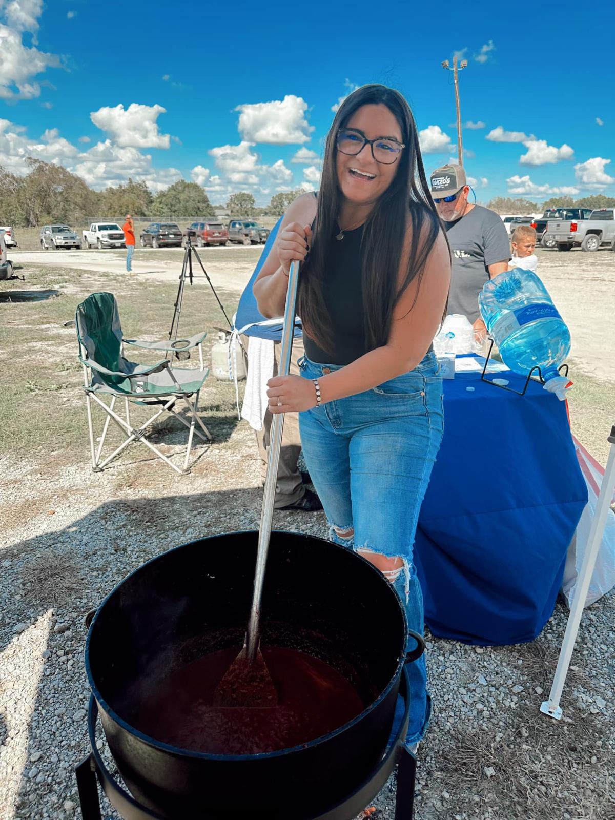 Image of Brittany Khamille cooking