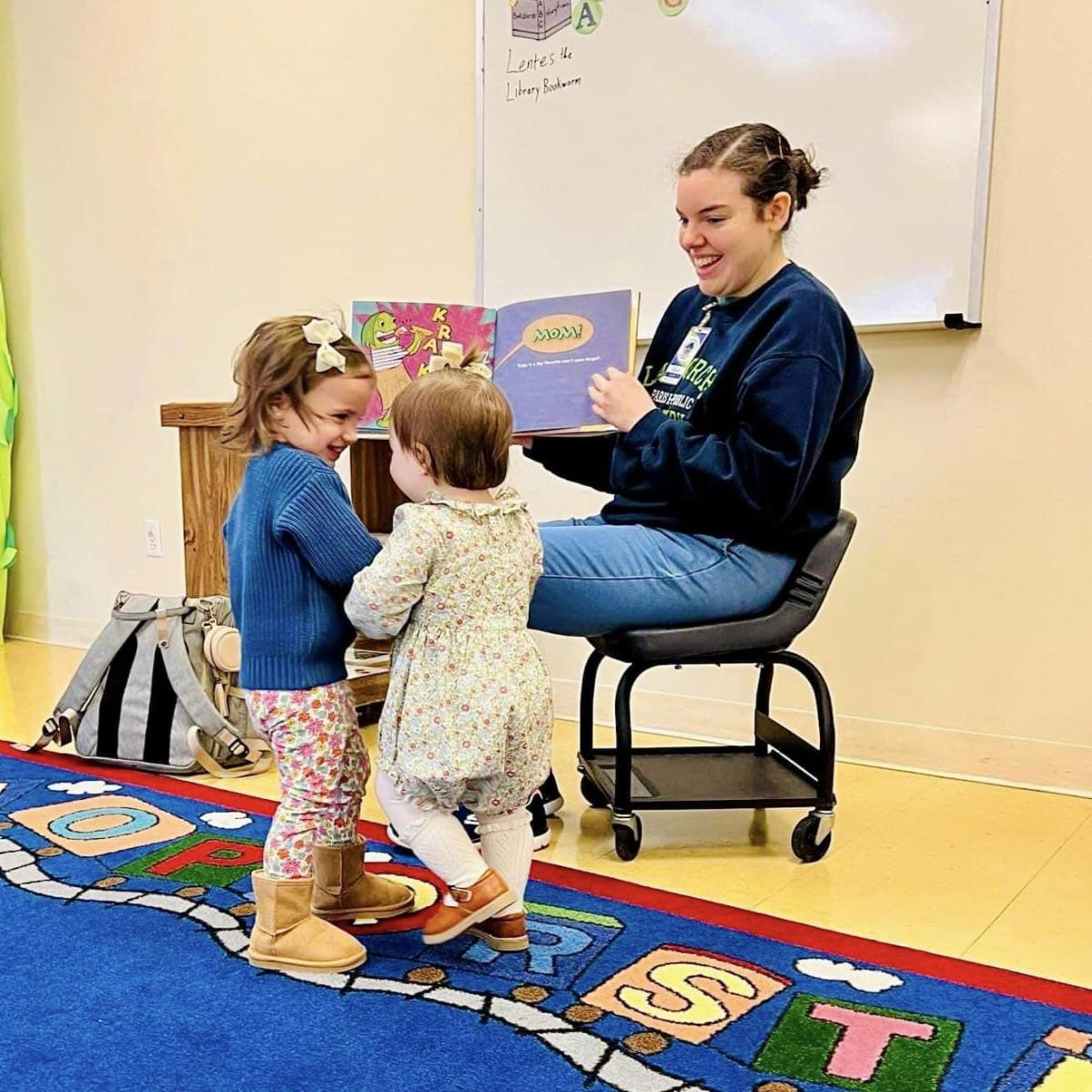 Image of kids at story time