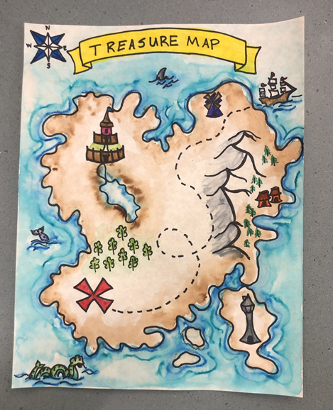 Image of treasure map craft