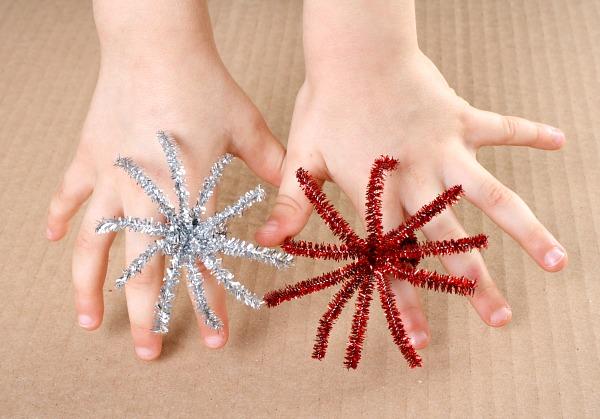 Image of ring made from pipe cleaners