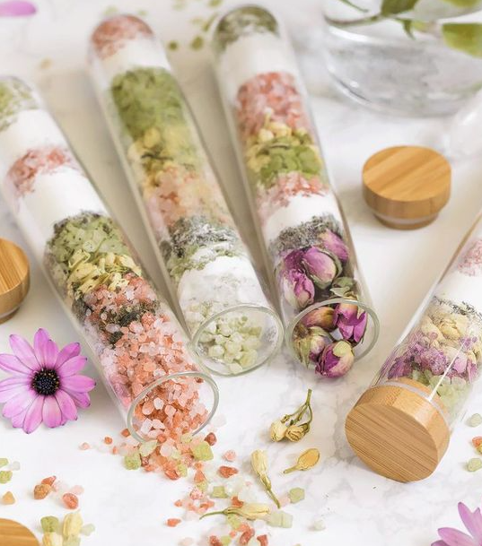 Image of bath salts in tubes