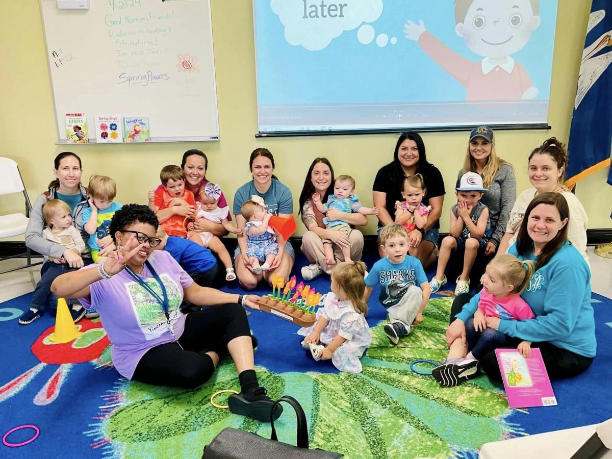 Image of kids at story time