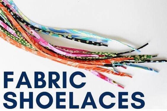 Image of fabric shoelaces