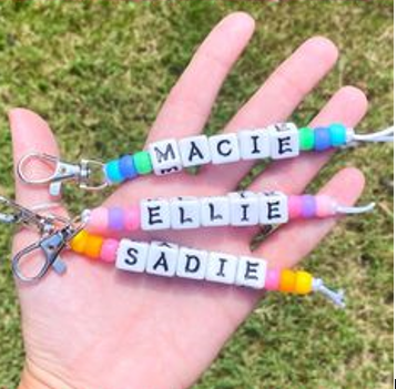 Image of personalized keychain