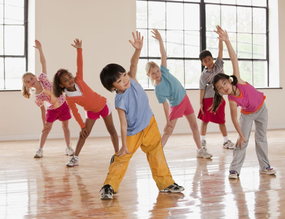 Image of kids exercising