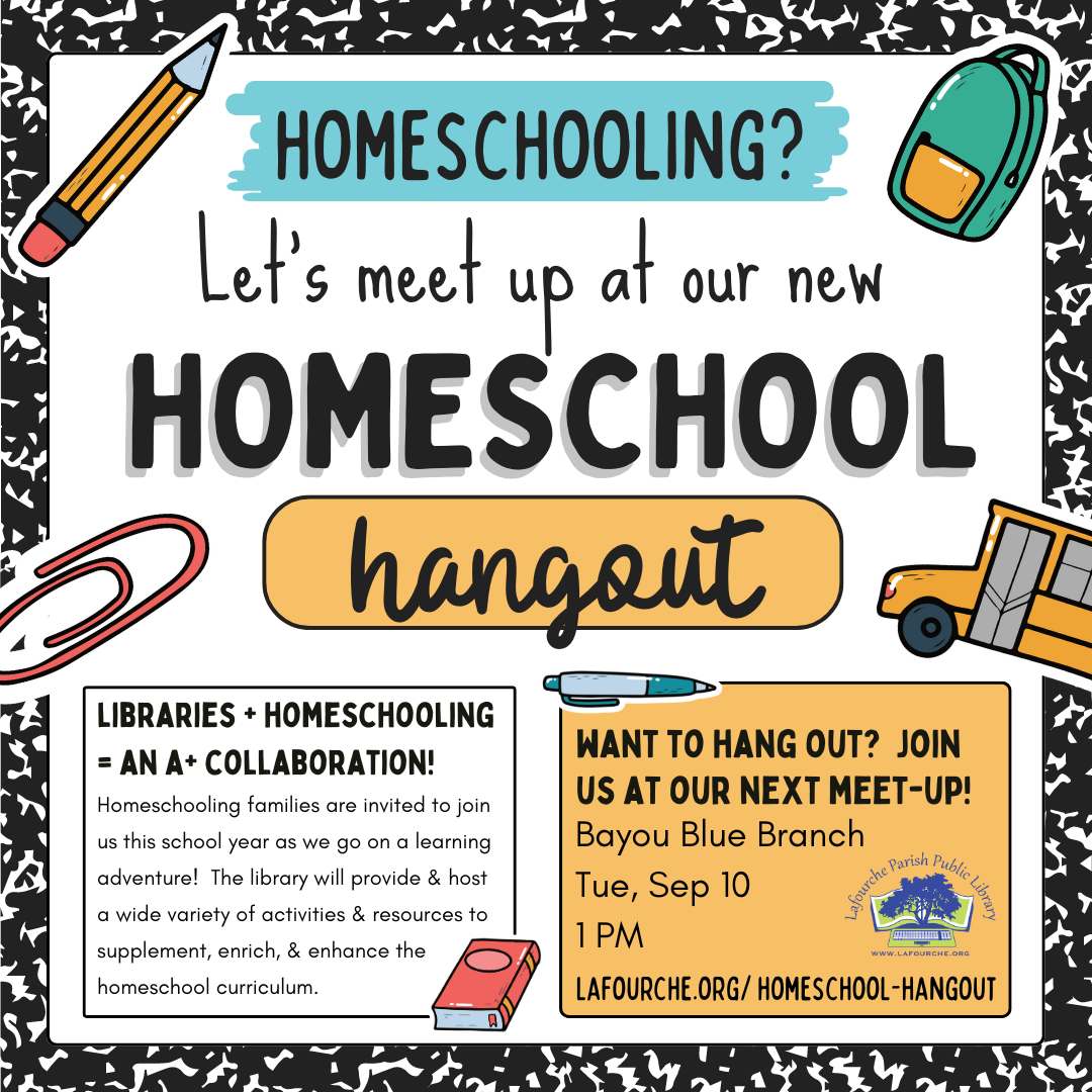 Image of Homeschool Hangout flyer