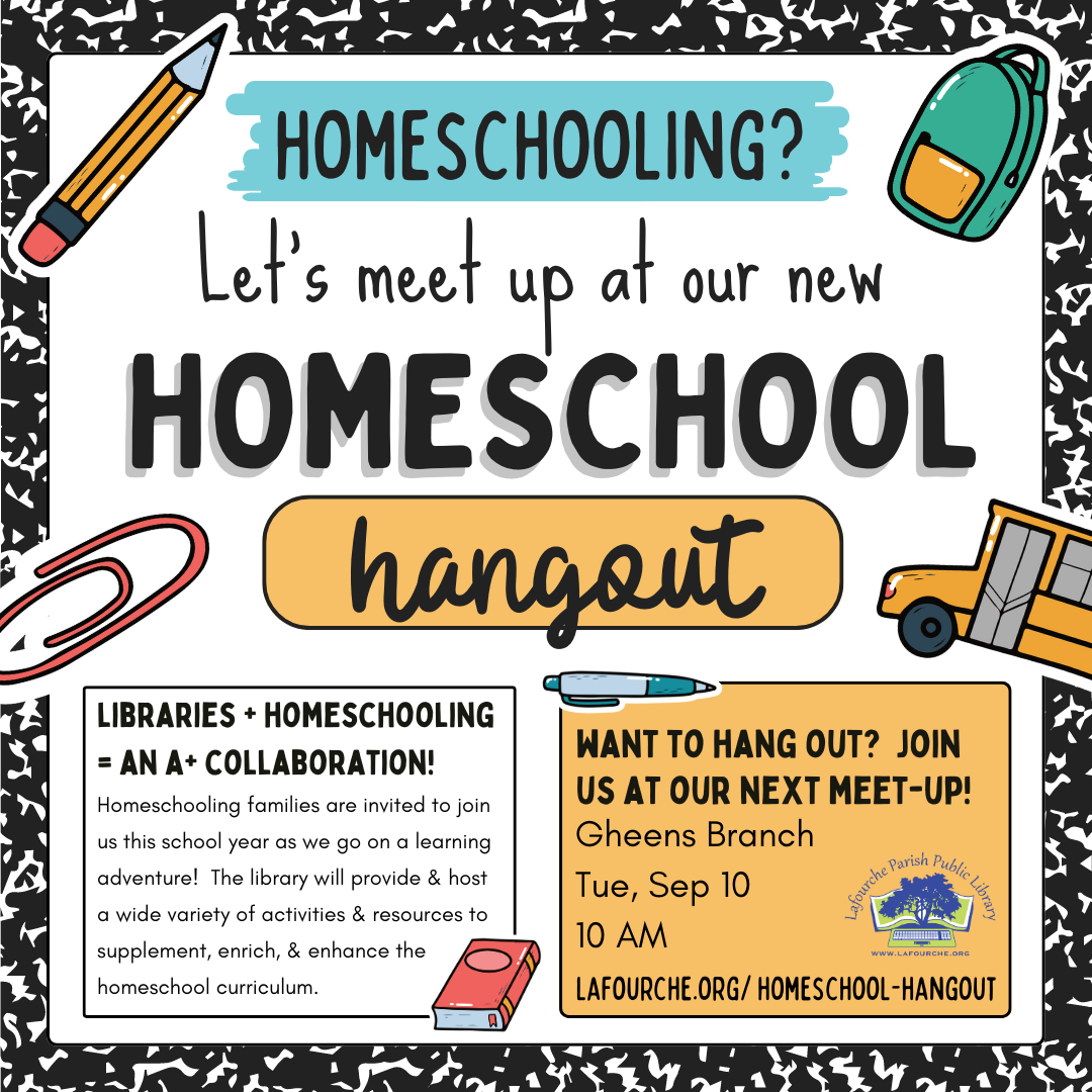 Image of Homeschool Hangout flyer