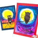 Image of night owl painting