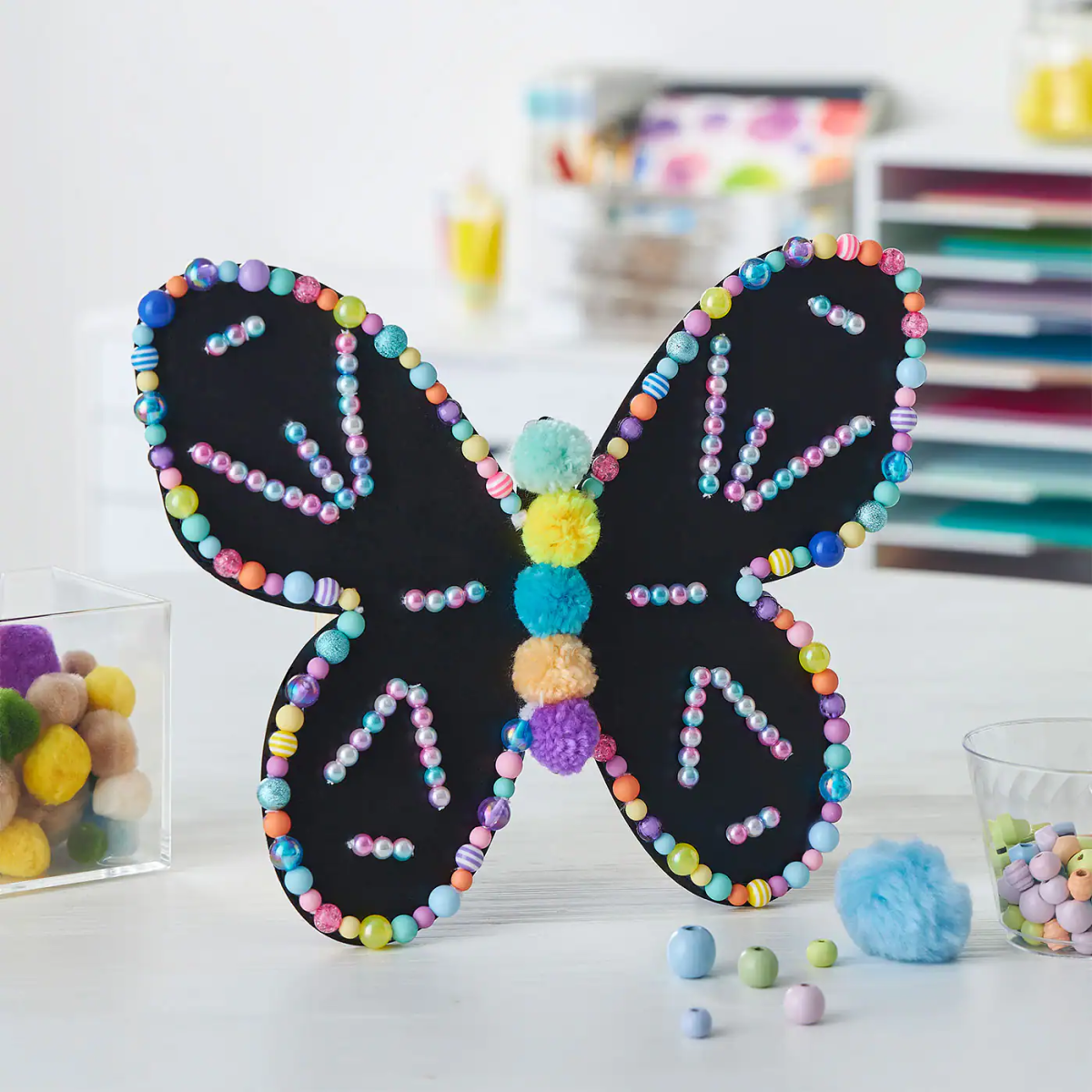 Image of beaded butterfly