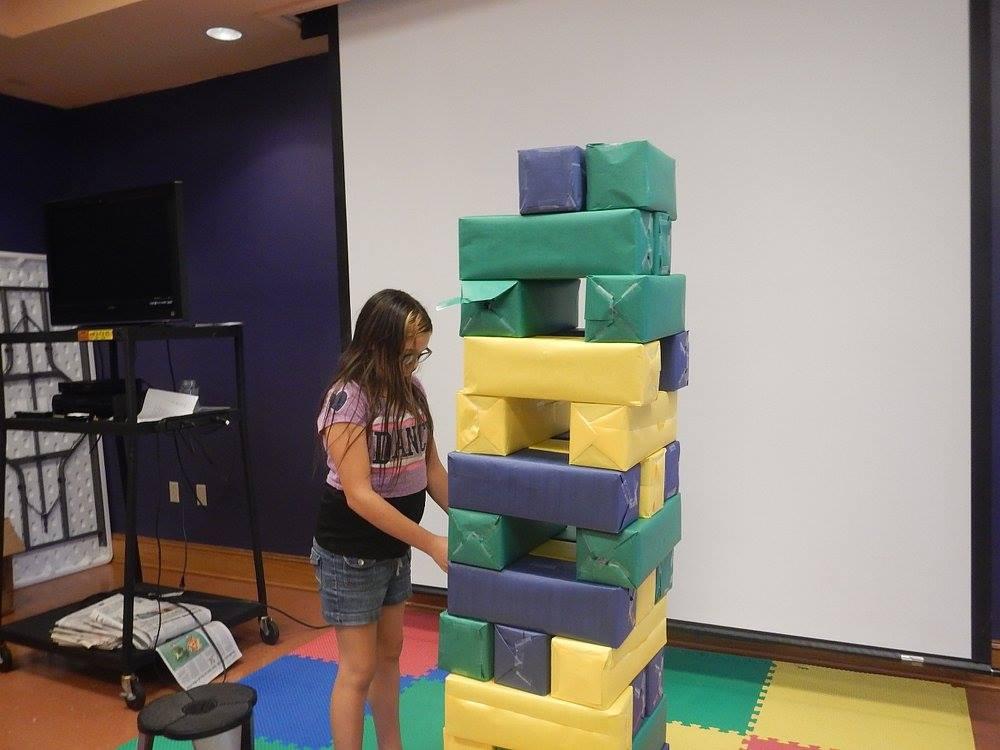 Image of giant Jenga game