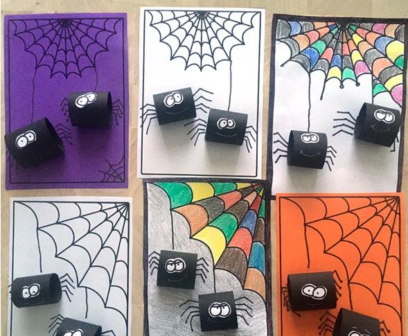 Image of spider webs craft