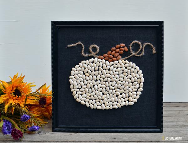 Image of pumpkin bean art