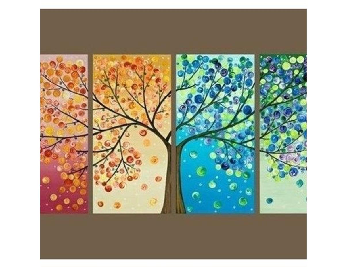 Image of four seasons painting