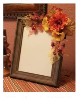 Image of fall picture frame