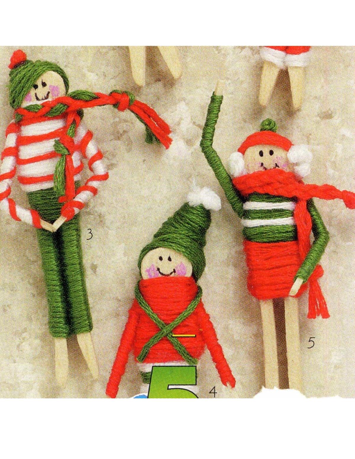 Image of winter worry dolls