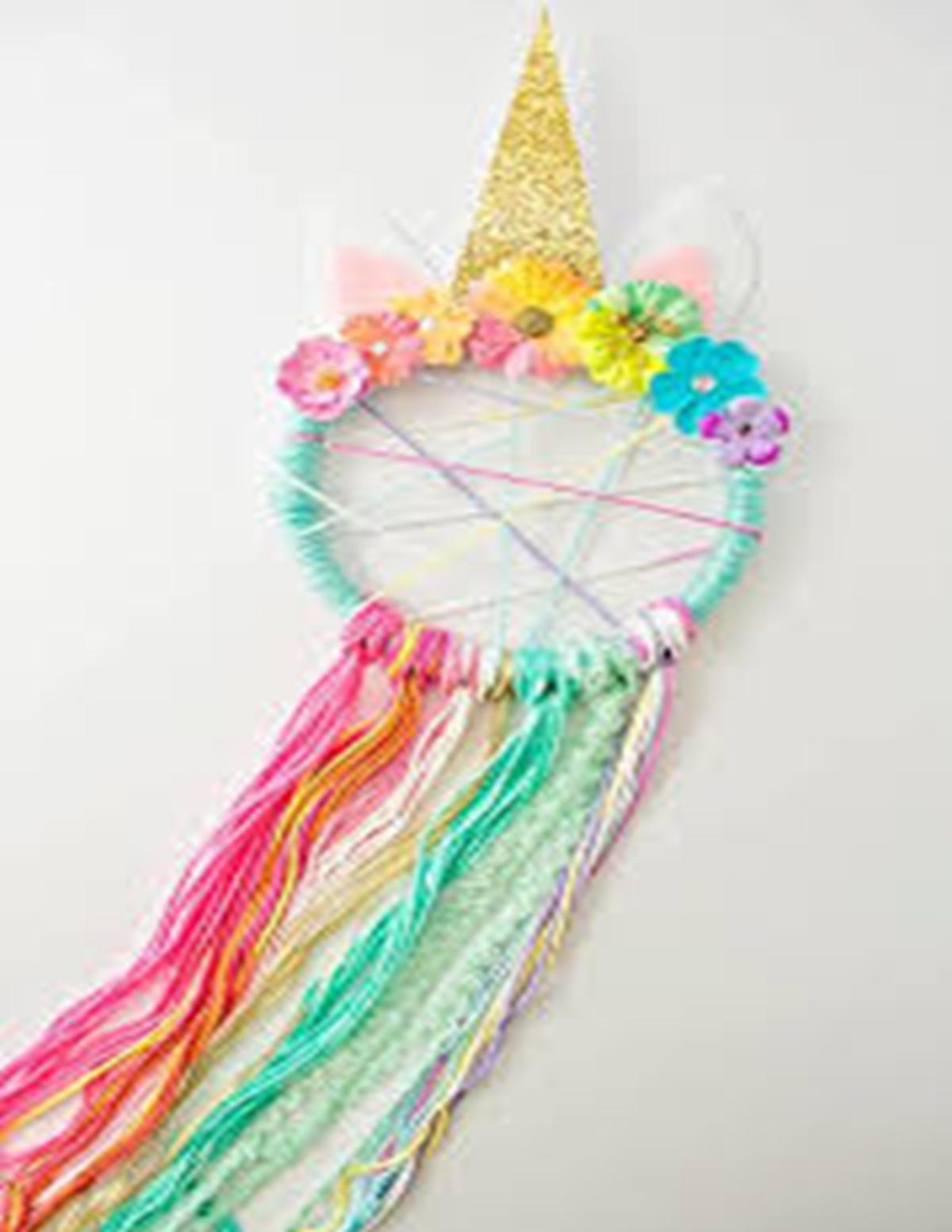 Image of unicorn dreamcatcher