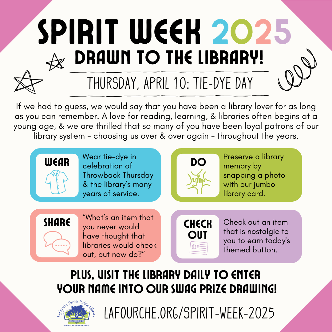 Image of Spirit Week flyer