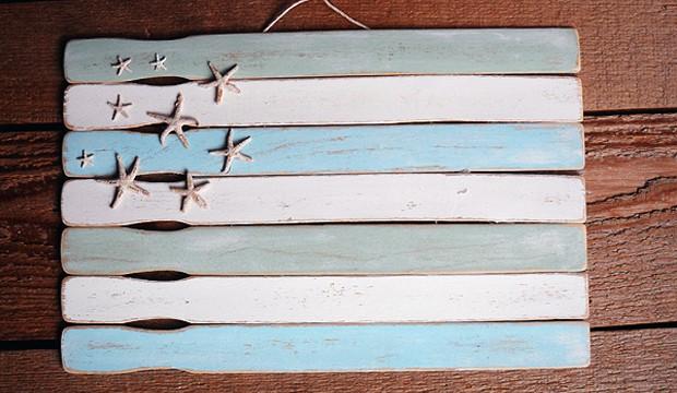 Image of beach flag craft